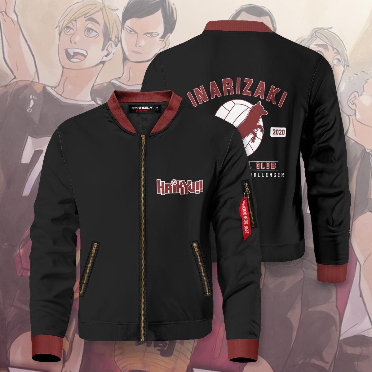 inarizaki-the-strongest-challenger-bomber-jacket-874562 inarizaki the strongest challenger bomber jacket 874562 - Gear Anime