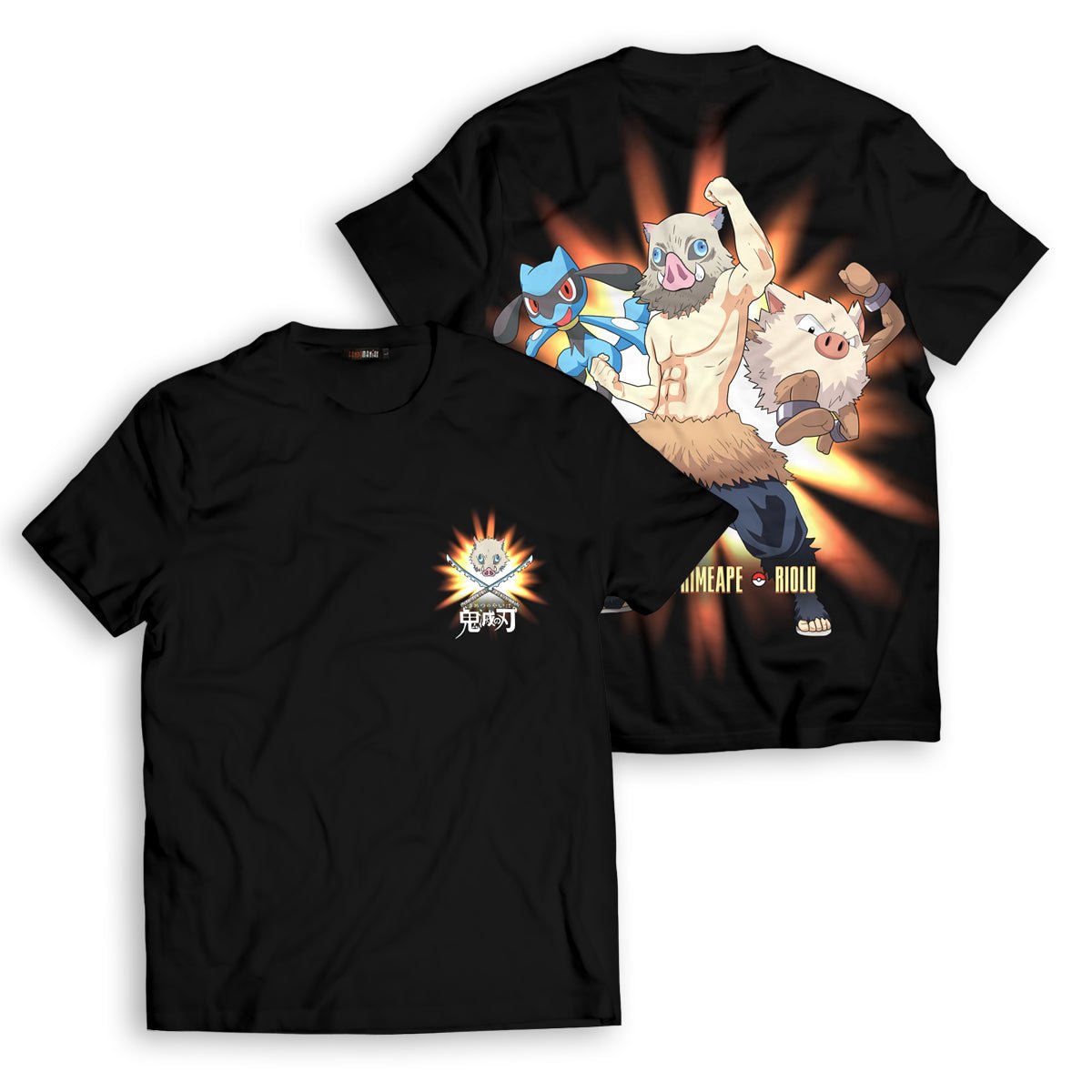 Pokemon T-shirts - Inosuke Collab Unisex T-Shirt FH0709 11 - Gear Anime inosuke collab unisex t shirt 172103 - Gear Anime