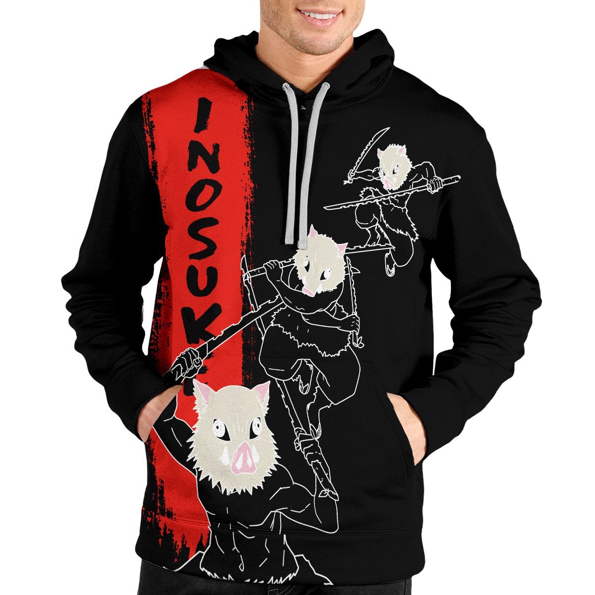 inosuke-hashibira-unisex-pullover-hoodie-711525 inosuke hashibira unisex pullover hoodie 711525 - Gear Anime