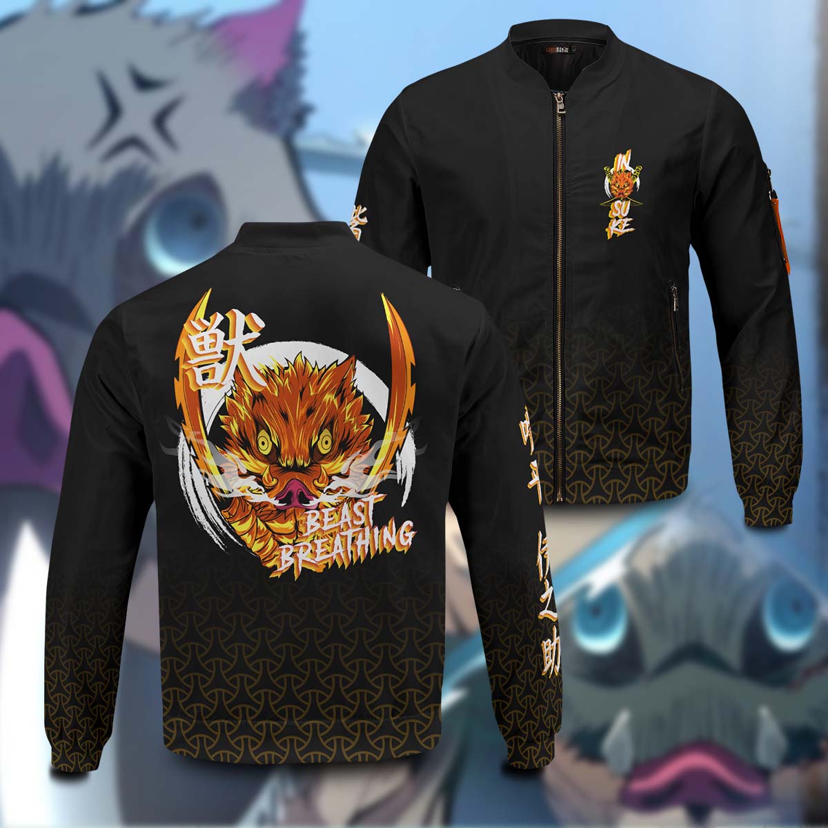 inosuke-samurai-bomber-jacket-996110 inosuke samurai bomber jacket 996110 - Gear Anime