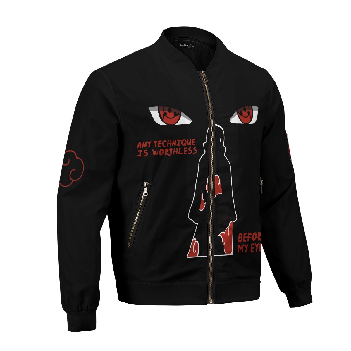 invincible-itachi-bomber-jacket-161369 invincible itachi bomber jacket 161369 - Gear Anime