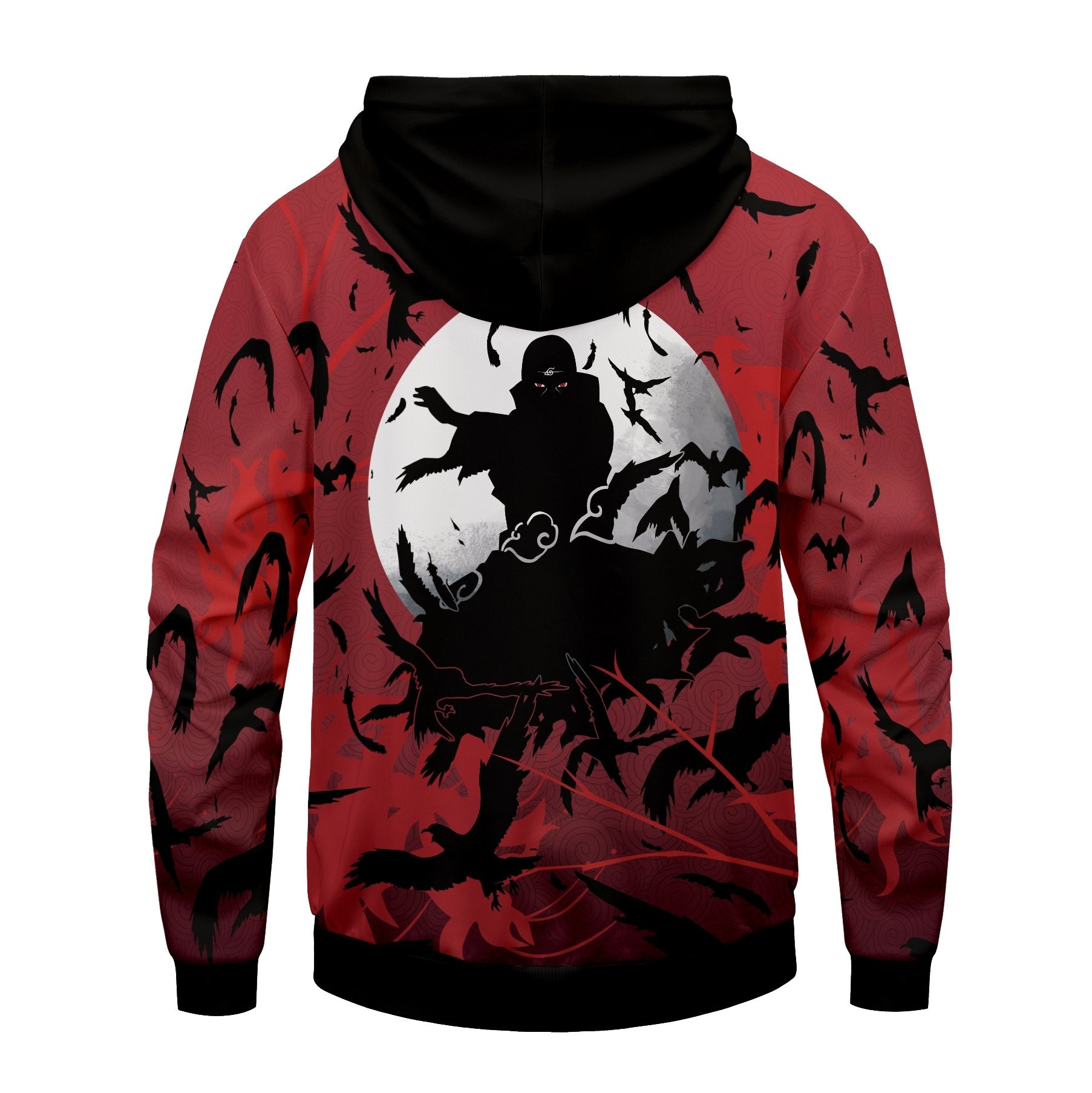 itachi-crow-unisex-pullover-hoodie-172408 itachi crow unisex pullover hoodie 172408 - Gear Anime