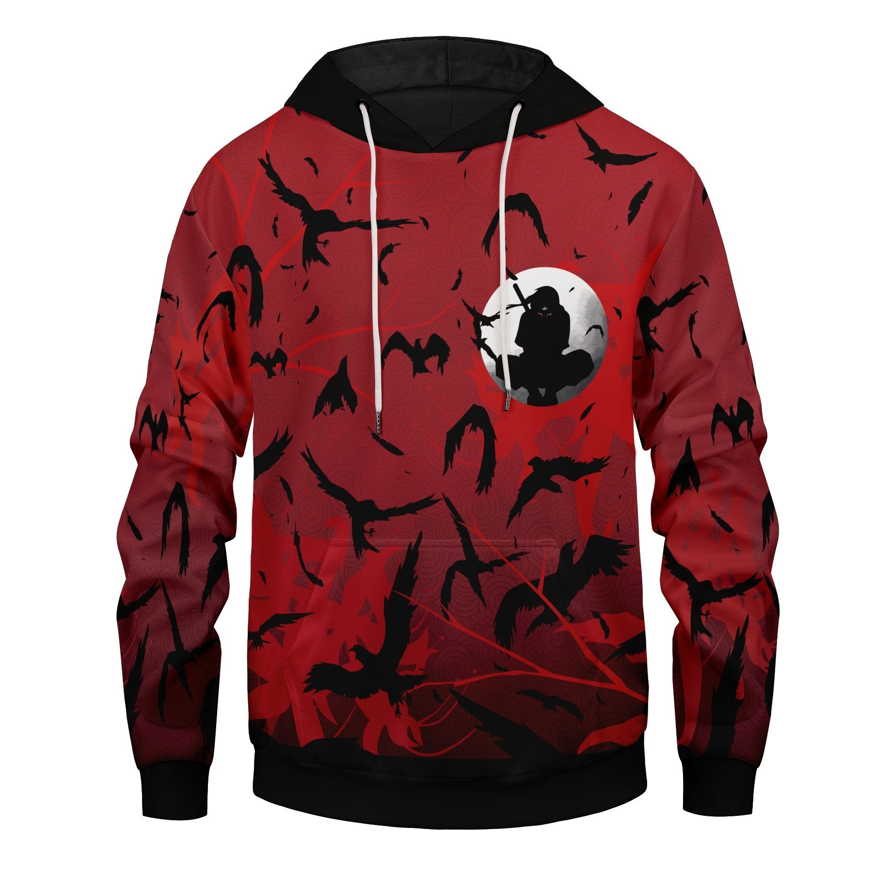 itachi-crow-unisex-pullover-hoodie-251030 itachi crow unisex pullover hoodie 251030 - Gear Anime