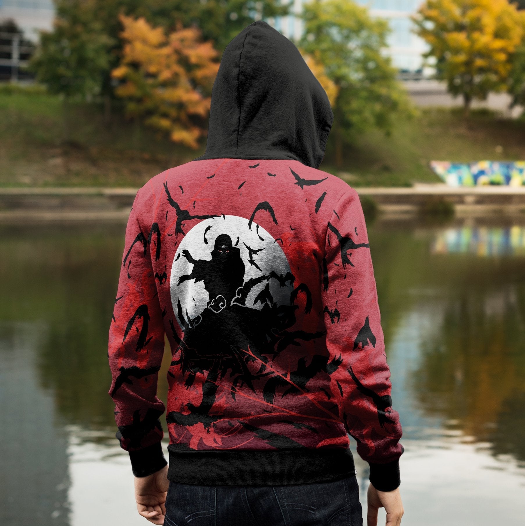 itachi-crow-unisex-zipped-hoodie-359592 itachi crow unisex zipped hoodie 359592 - Gear Anime