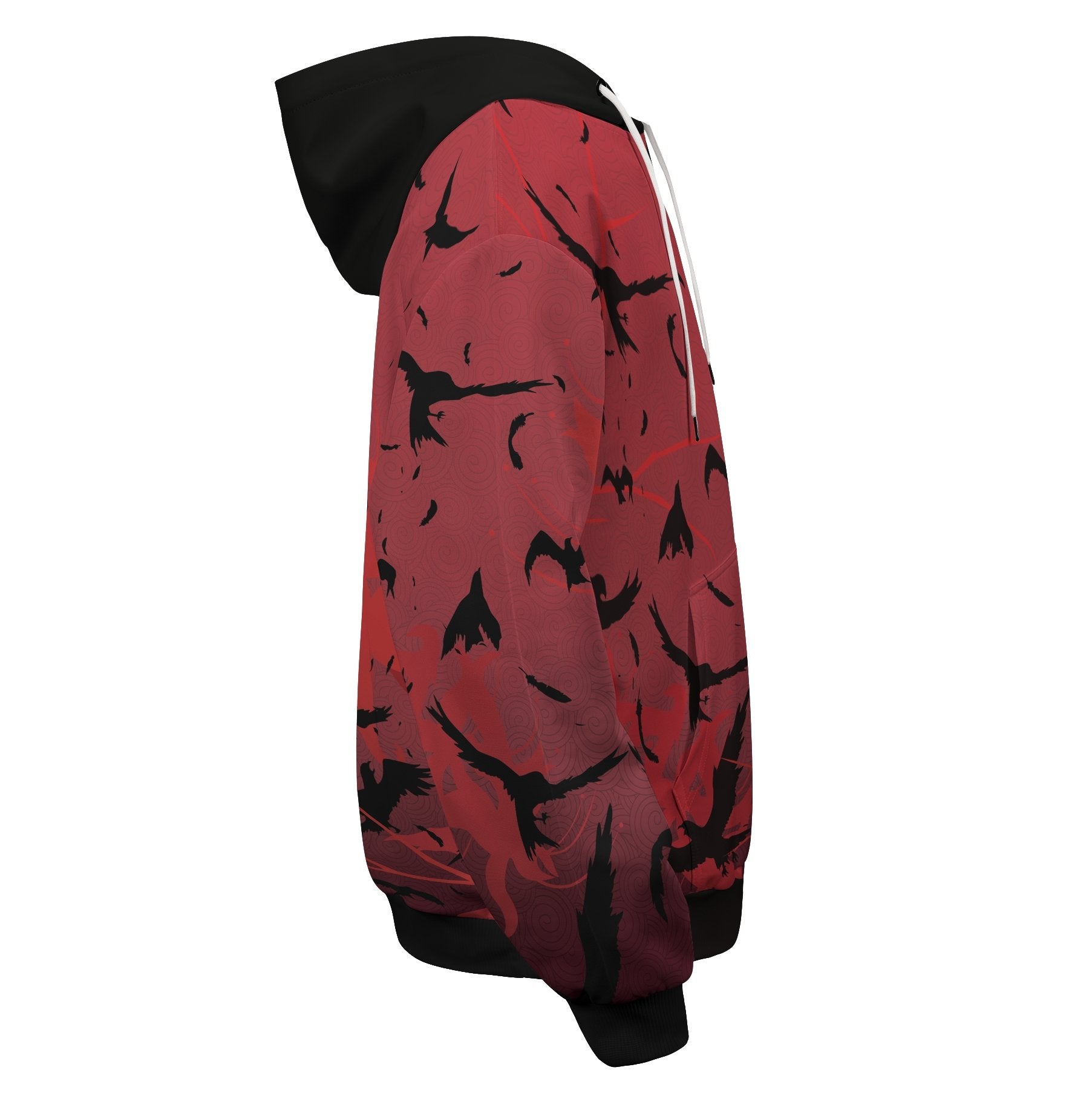 itachi-crow-unisex-zipped-hoodie-808554 itachi crow unisex zipped hoodie 808554 - Gear Anime