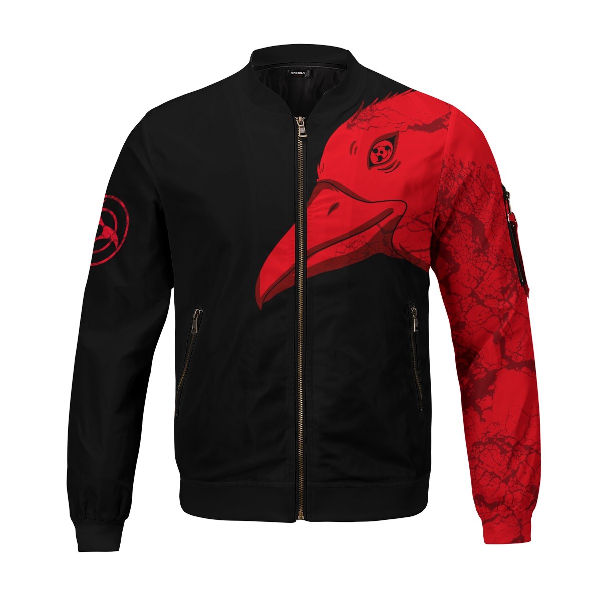 itachi-summoning-crow-bomber-jacket-670022 itachi summoning crow bomber jacket 670022 - Gear Anime