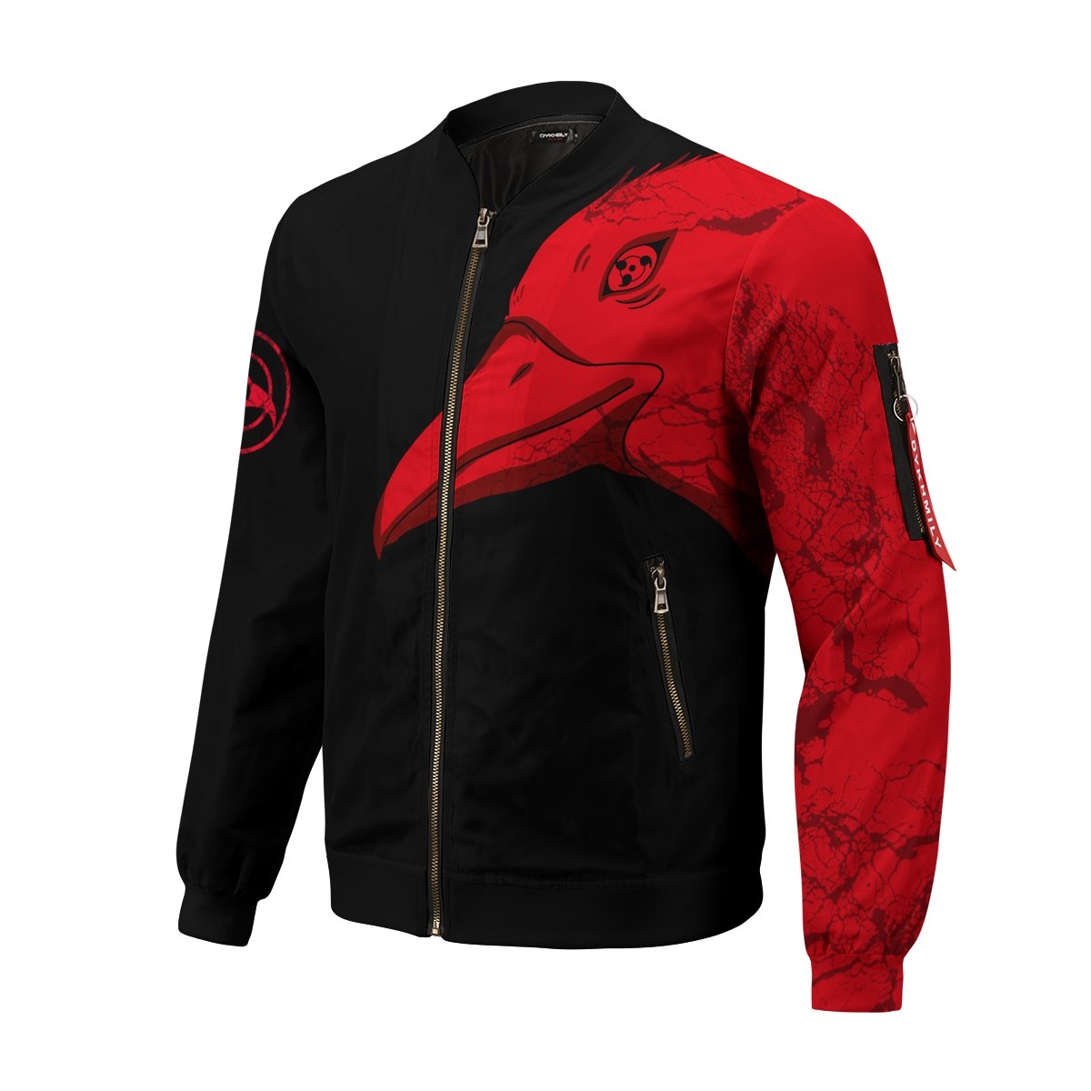 itachi-summoning-crow-bomber-jacket-784319 itachi summoning crow bomber jacket 784319 - Gear Anime