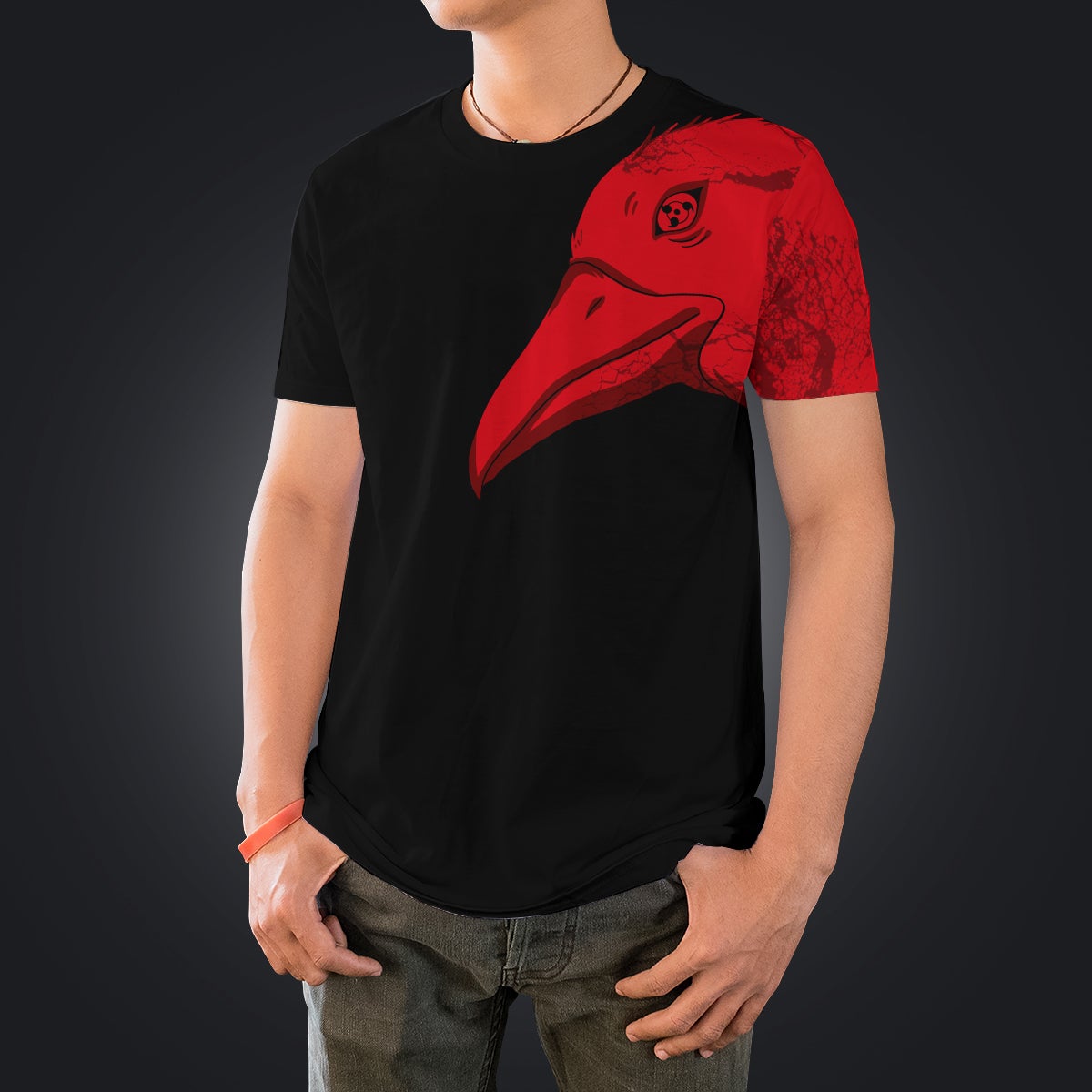 itachi-summoning-crow-unisex-t-shirt-251074 itachi summoning crow unisex t shirt 251074 - Gear Anime