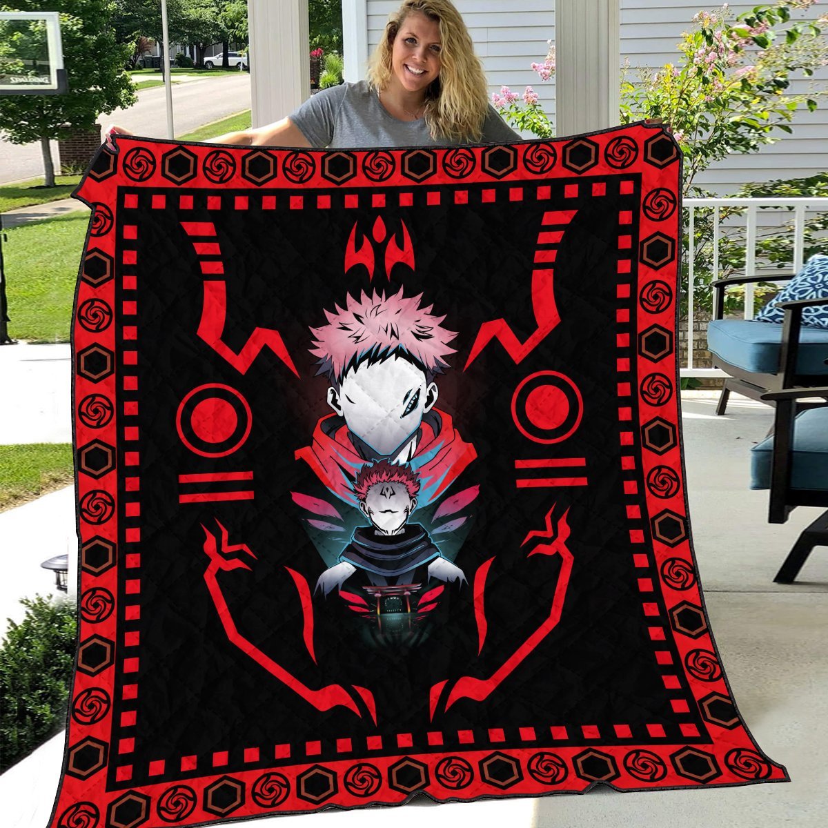 itadori-quilt-blanket-118519 itadori quilt blanket 118519 - Gear Anime