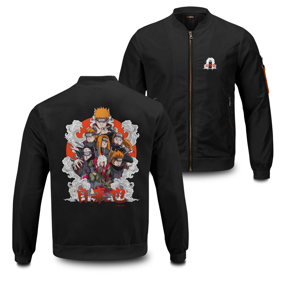 Naruto Jackets - Jiraiya Pain Bomber Jacket FH0709 6 - Gear Anime jiraiya pain bomber jacket 553452 - Gear Anime