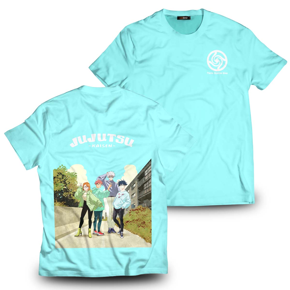 Jujutsu Kaisen T-shirts - JJK Pastel Unisex T-Shirt FH0709 8 - Gear Anime jjk pastel unisex t shirt 793547 - Gear Anime