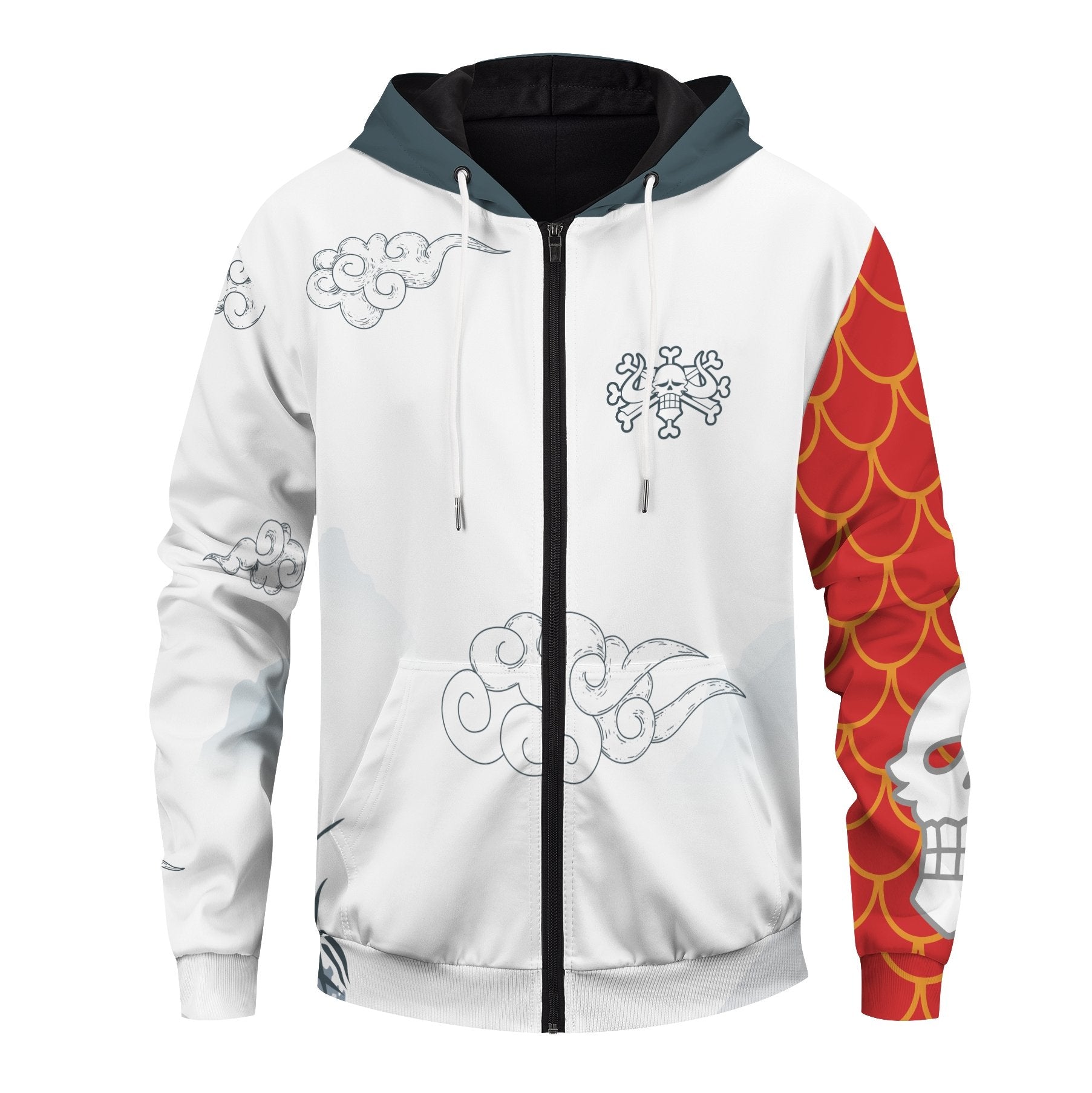 kaido-of-the-beasts-unisex-zipped-hoodie-605608 kaido of the beasts unisex zipped hoodie 605608 - Gear Anime