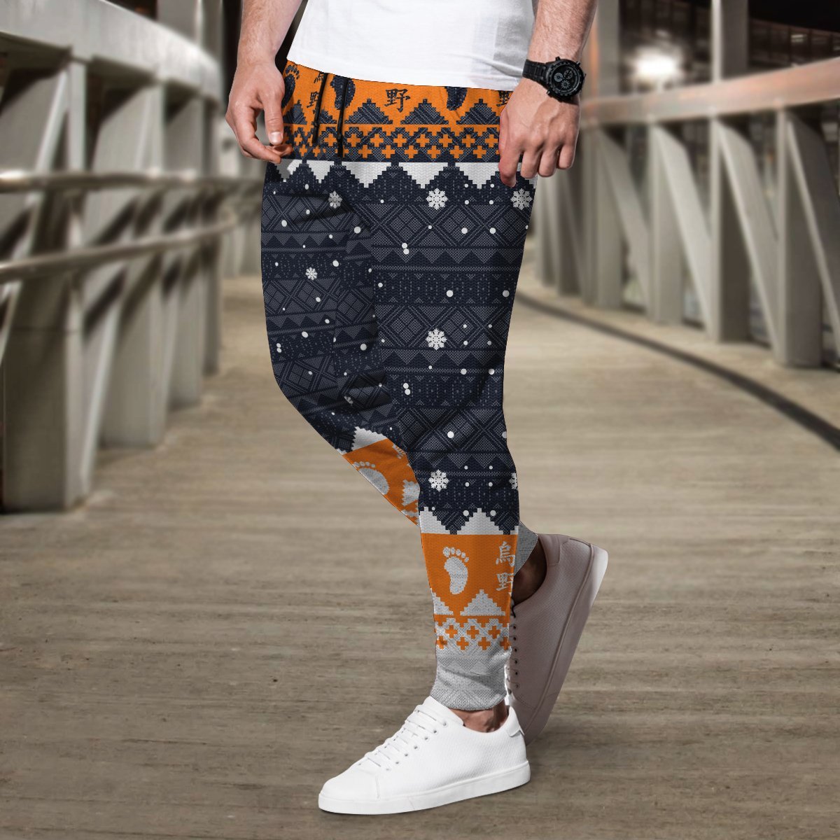 karasuno-christmas-jogger-pants-180537 karasuno christmas jogger pants 180537 - Gear Anime