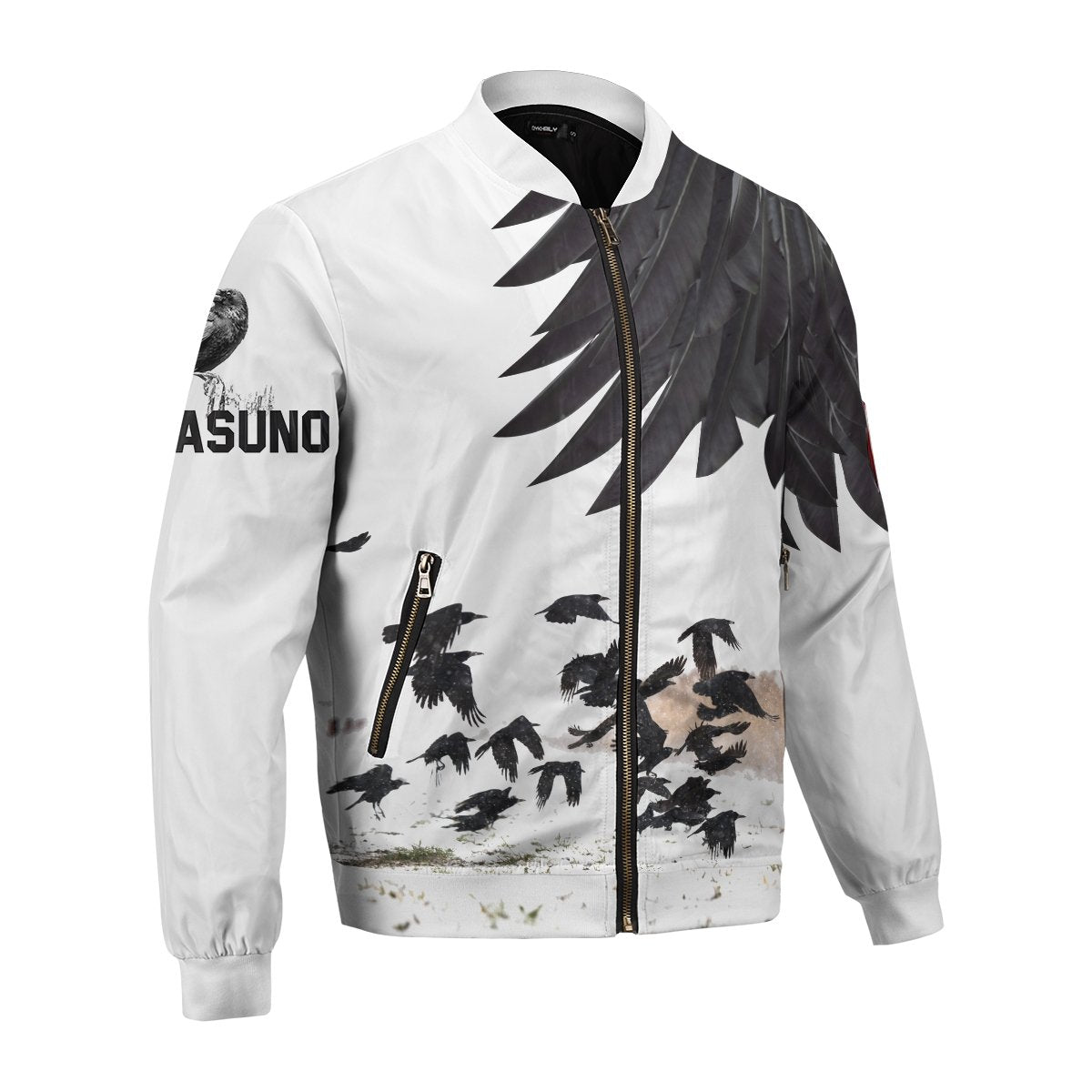 karasuno-crows-bomber-jacket-234470 karasuno crows bomber jacket 234470 - Gear Anime