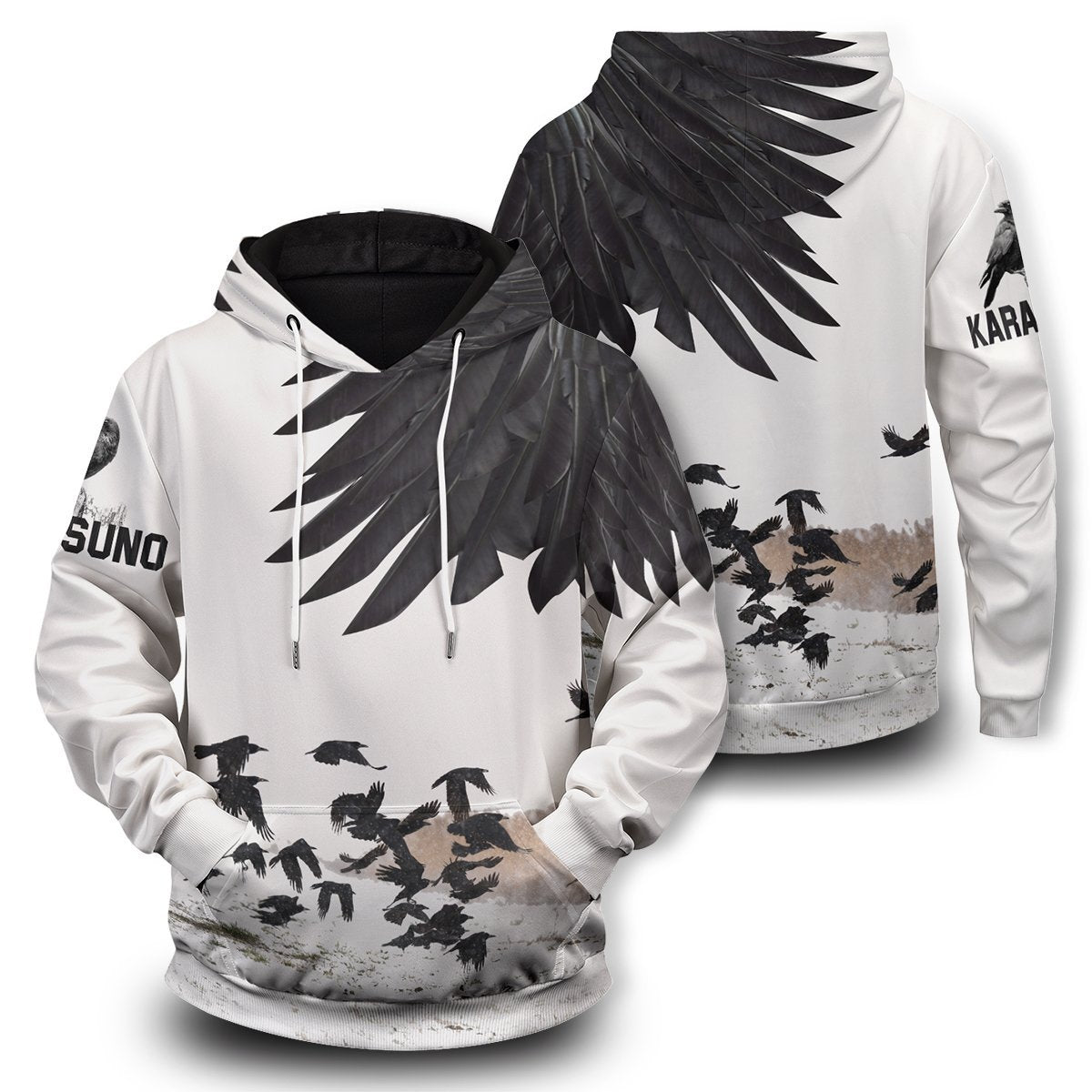 Haikyuu Hoodies - Karasuno Crows Unisex Pullover Hoodie FH0709 5 - Gear Anime karasuno crows unisex pullover hoodie 714923 - Gear Anime