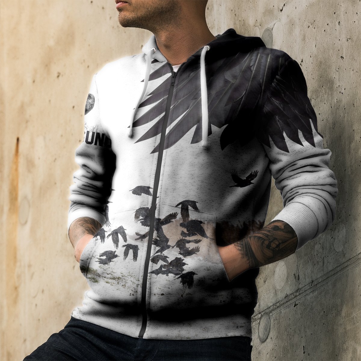 karasuno-crows-unisex-zipped-hoodie-201338 karasuno crows unisex zipped hoodie 201338 - Gear Anime