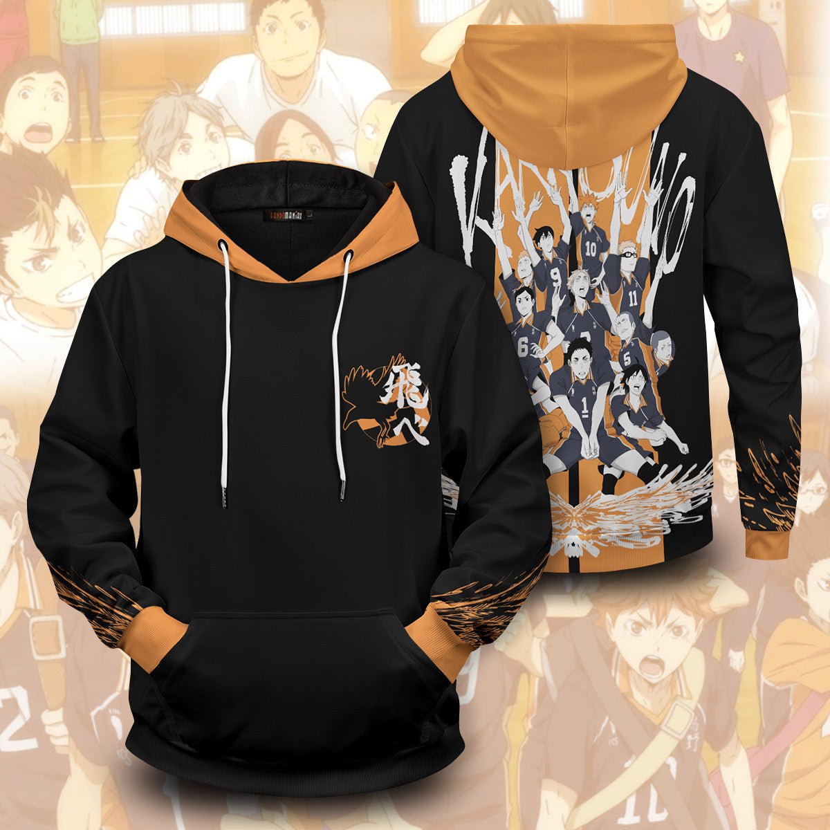 karasuno-doodle-unisex-pullover-hoodie-906027 karasuno doodle unisex pullover hoodie 906027 - Gear Anime