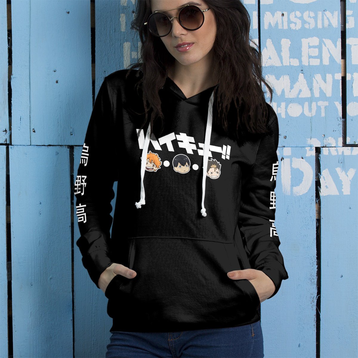 karasuno-panel-unisex-pullover-hoodie-195015 karasuno panel unisex pullover hoodie 195015 - Gear Anime