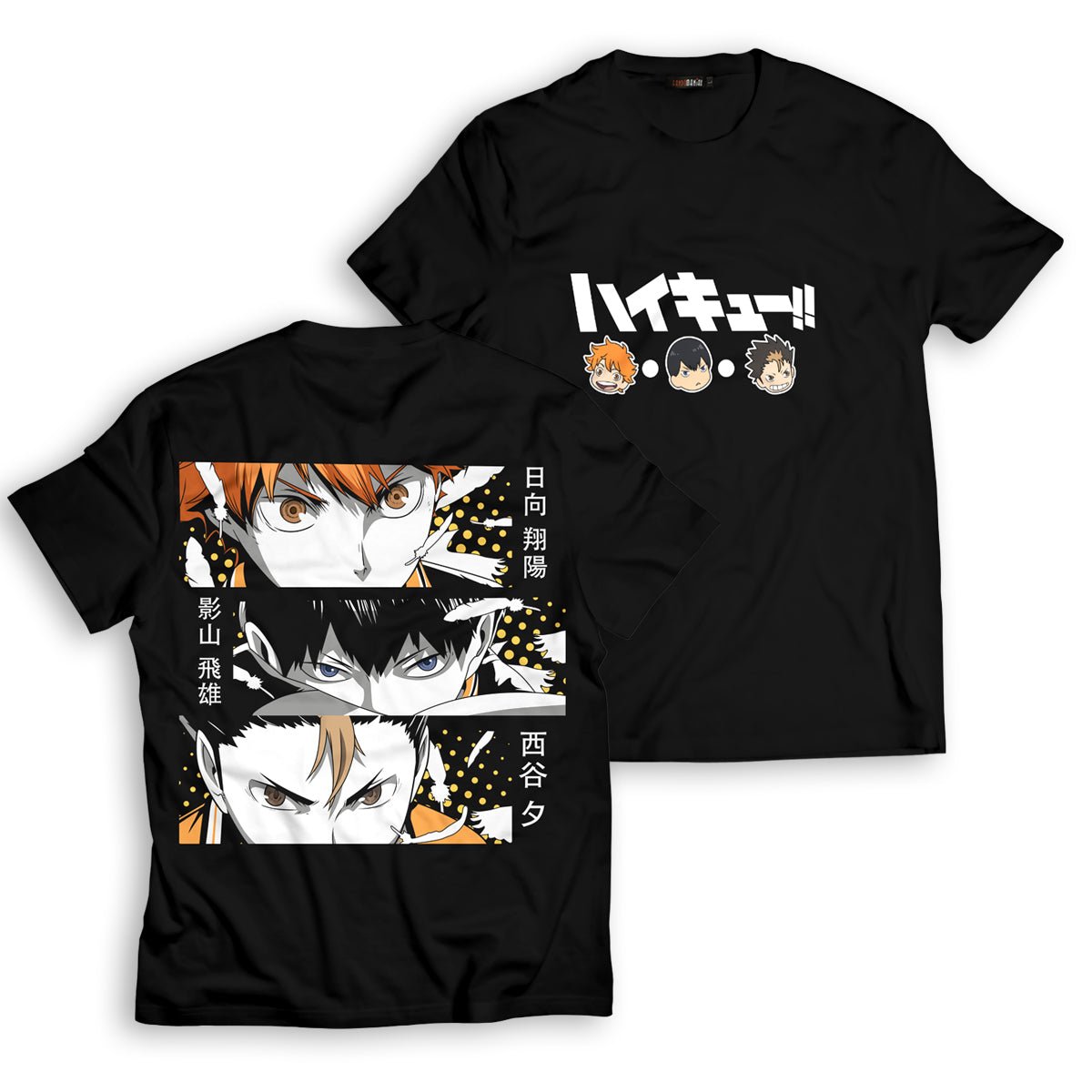 Haikyuu T-Shirts - Karasuno Panel Unisex T-Shirt FH0709 9 - Gear Anime karasuno panel unisex t shirt 339489 - Gear Anime