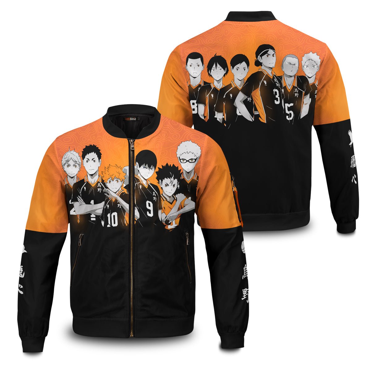 Haikyuu Jackets - Karasuno Squad Bomber Jacket FH0709 6 - Gear Anime karasuno squad bomber jacket 585630 - Gear Anime