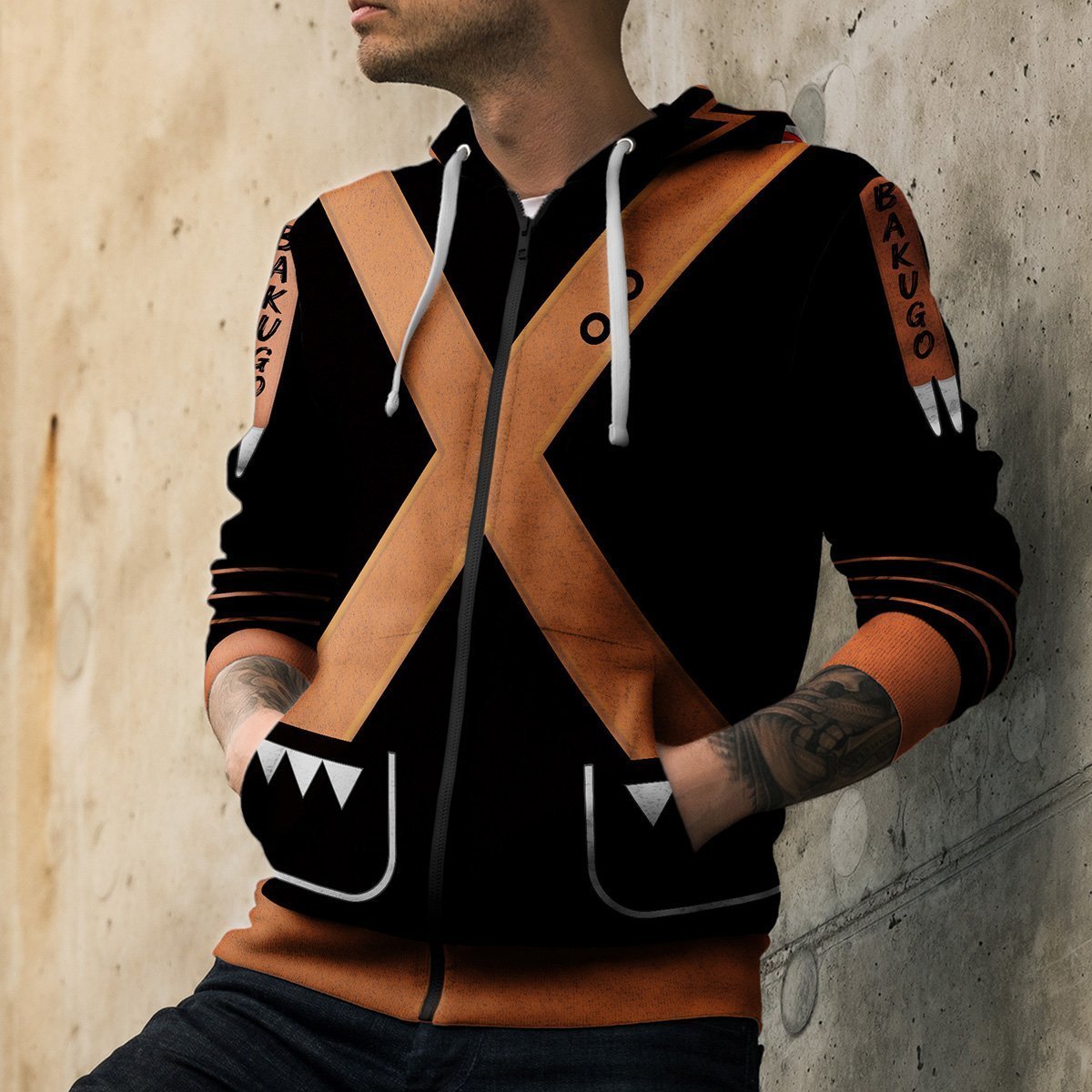 katsuki-dino-unisex-zipped-hoodie-515907 katsuki dino unisex zipped hoodie 515907 - Gear Anime