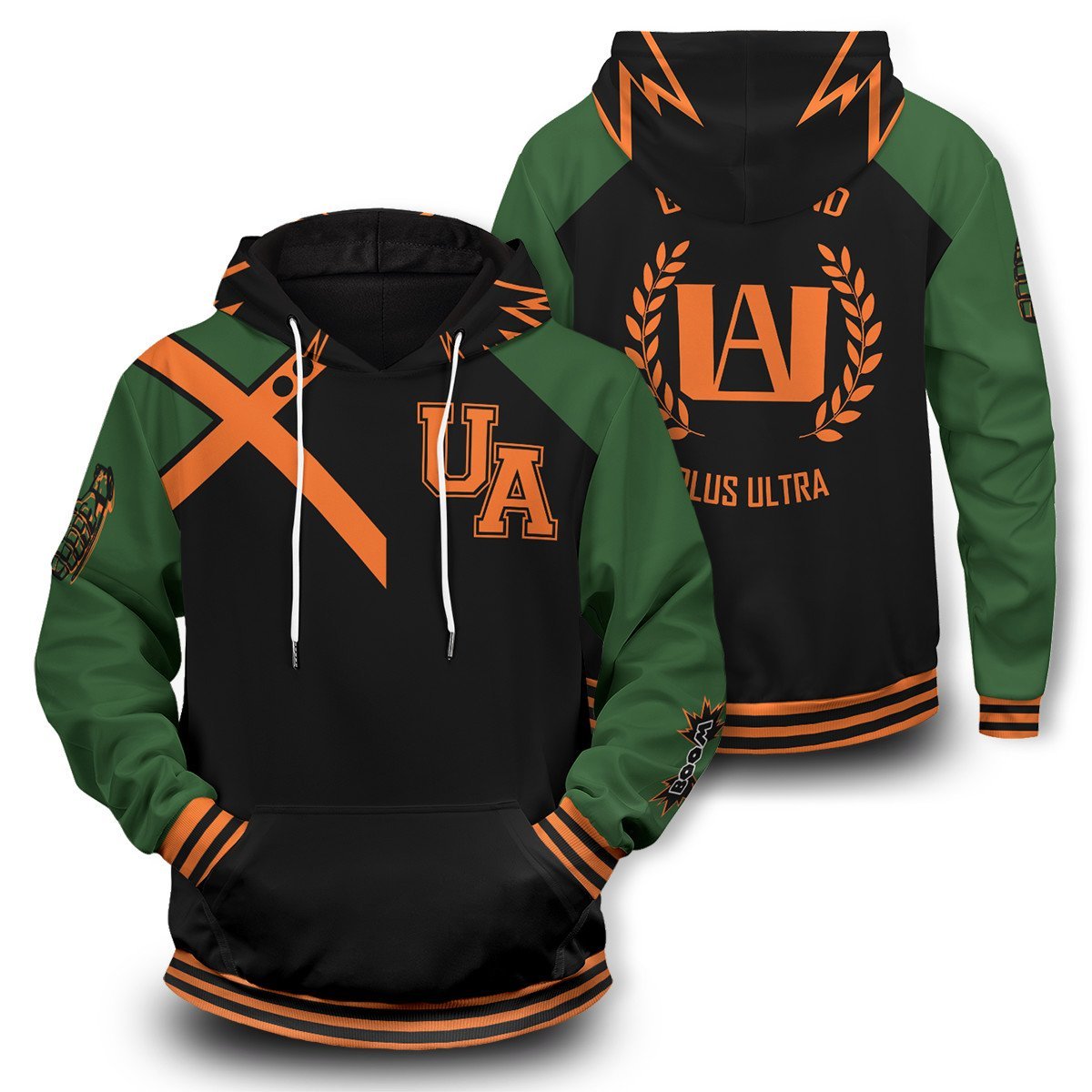 MHA Hoodies - Katsuki Explosion Unisex Pullover Hoodie FH0709 9 - Gear Anime katsuki explosion unisex pullover hoodie 406342 - Gear Anime