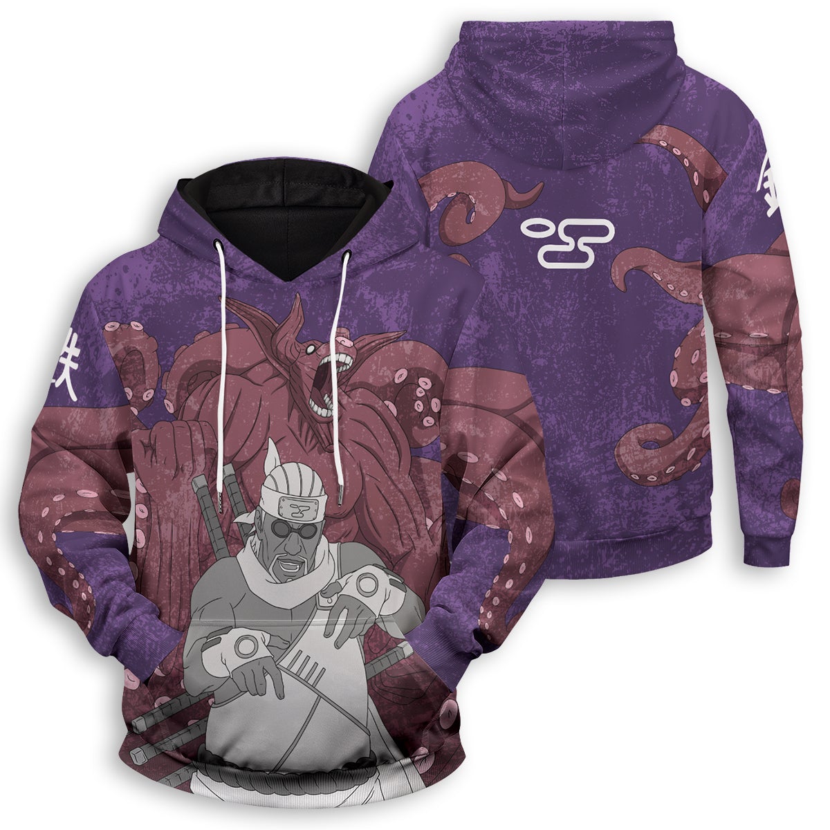 Naruto Hoodies - Killer Bee Gyuki Unisex Pullover Hoodie FH0709 3 - Gear Anime killer bee gyuki unisex pullover hoodie 883266 - Gear Anime