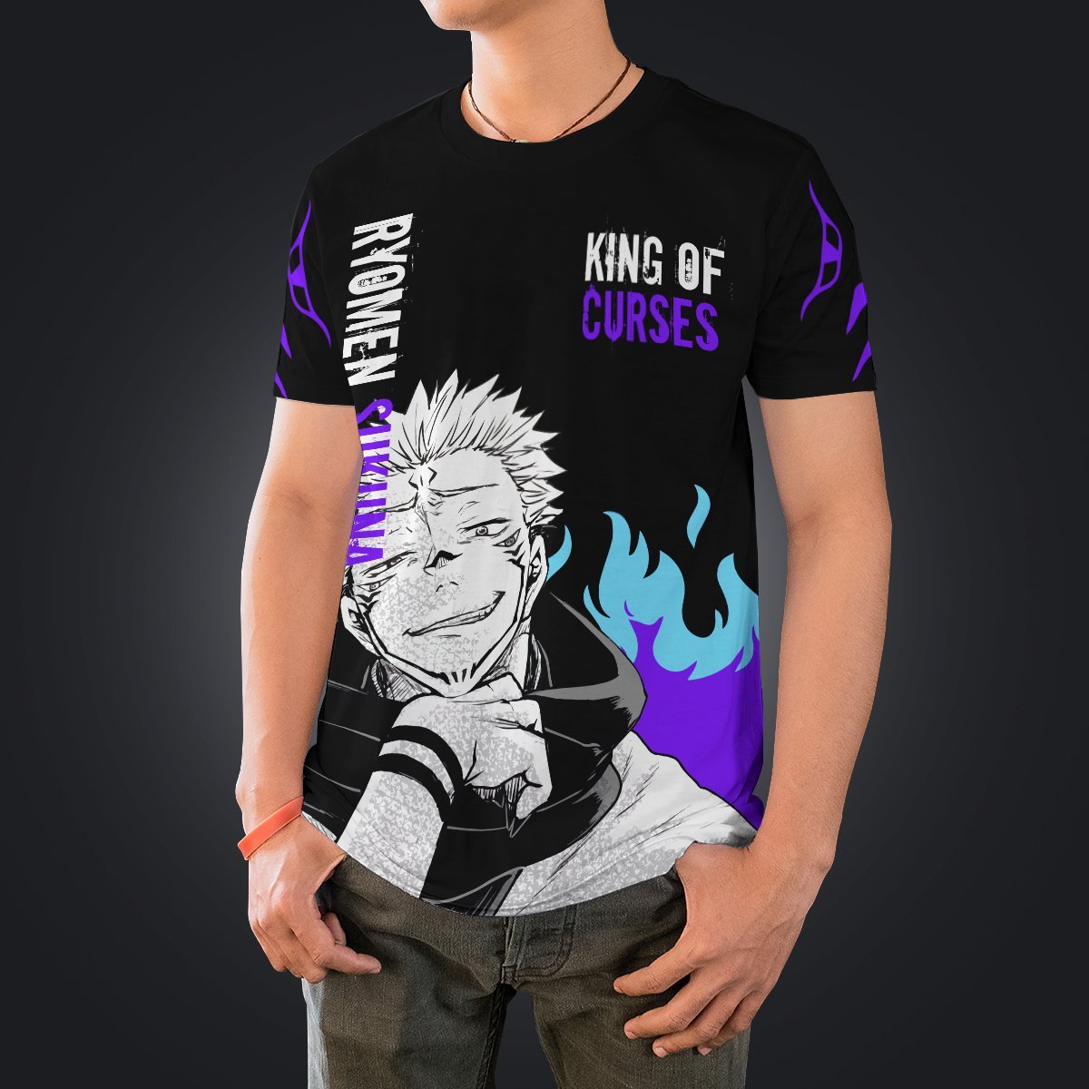 king-of-curses-unisex-t-shirt-132037 king of curses unisex t shirt 132037 - Gear Anime