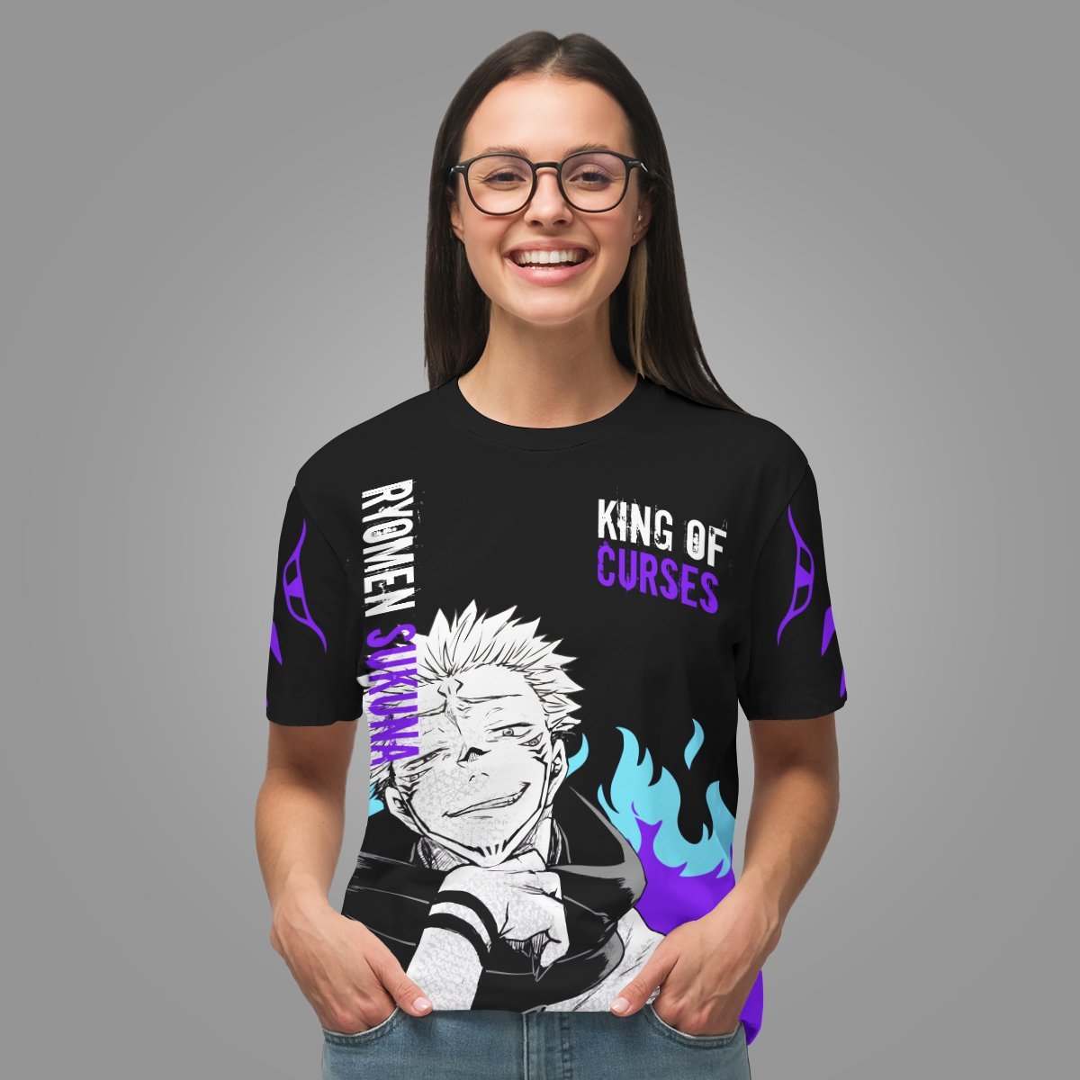 king-of-curses-unisex-t-shirt-365465 king of curses unisex t shirt 365465 - Gear Anime