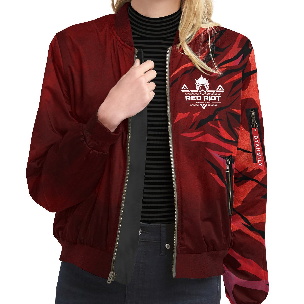 kirishima-spirit-bomber-jacket-312802 kirishima spirit bomber jacket 312802 - Gear Anime