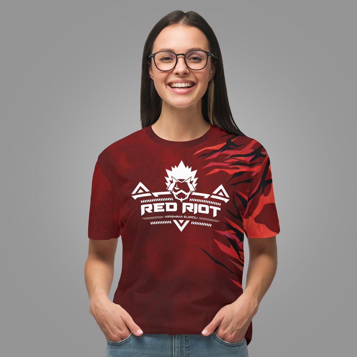 kirishima-spirit-unisex-t-shirt-352343 kirishima spirit unisex t shirt 352343 - Gear Anime