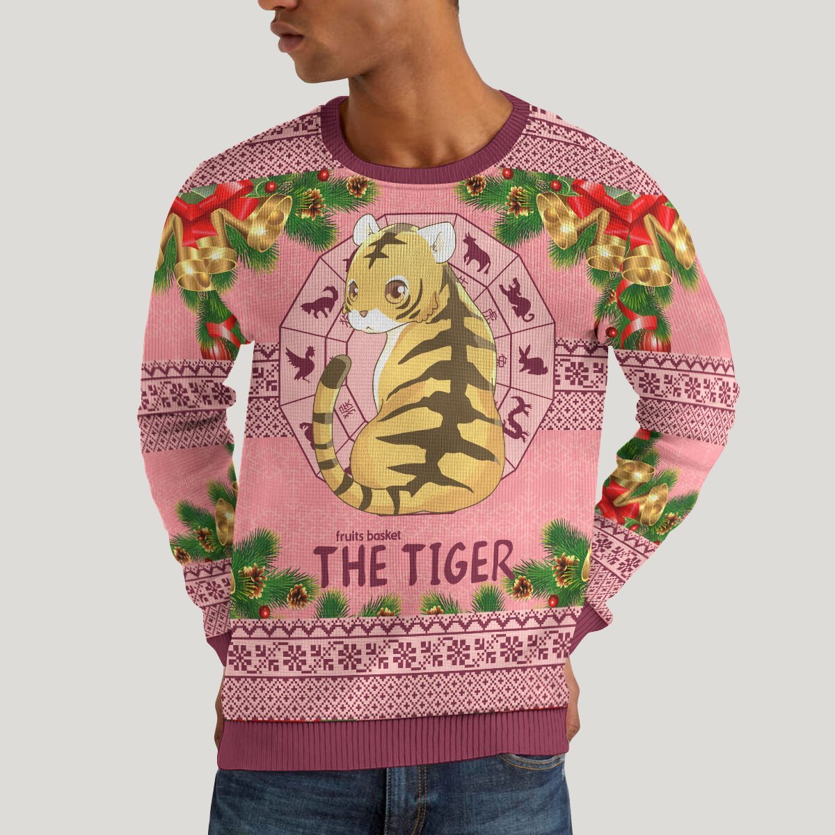 kisa-the-tiger-unisex-wool-sweater-297967 kisa the tiger unisex wool sweater 297967 - Gear Anime