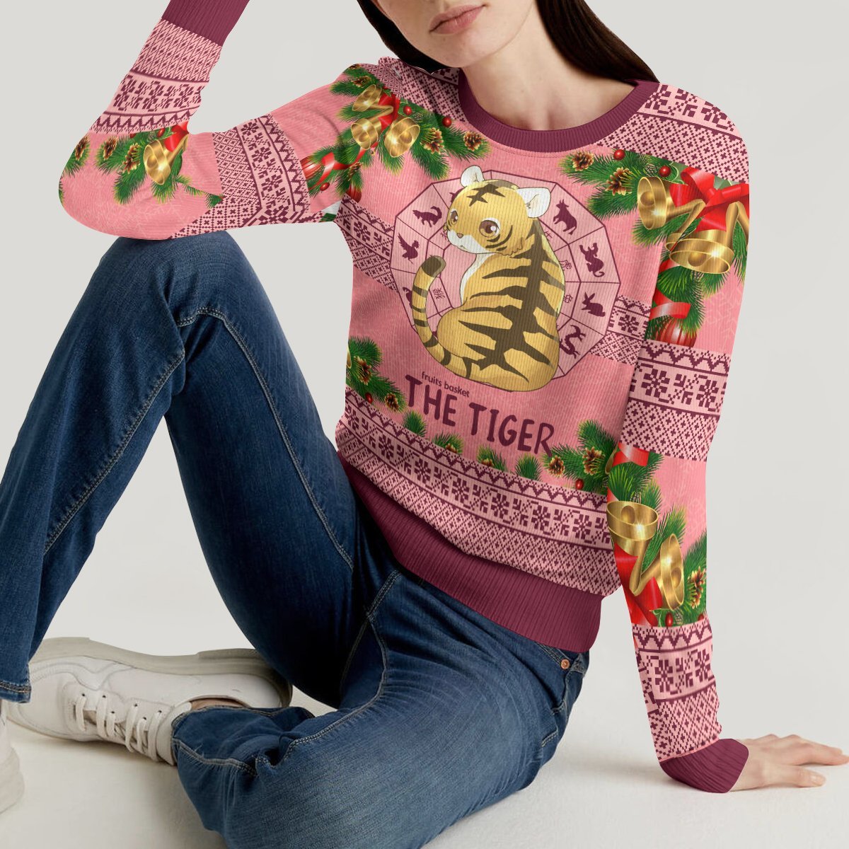 kisa-the-tiger-unisex-wool-sweater-306054 kisa the tiger unisex wool sweater 306054 - Gear Anime