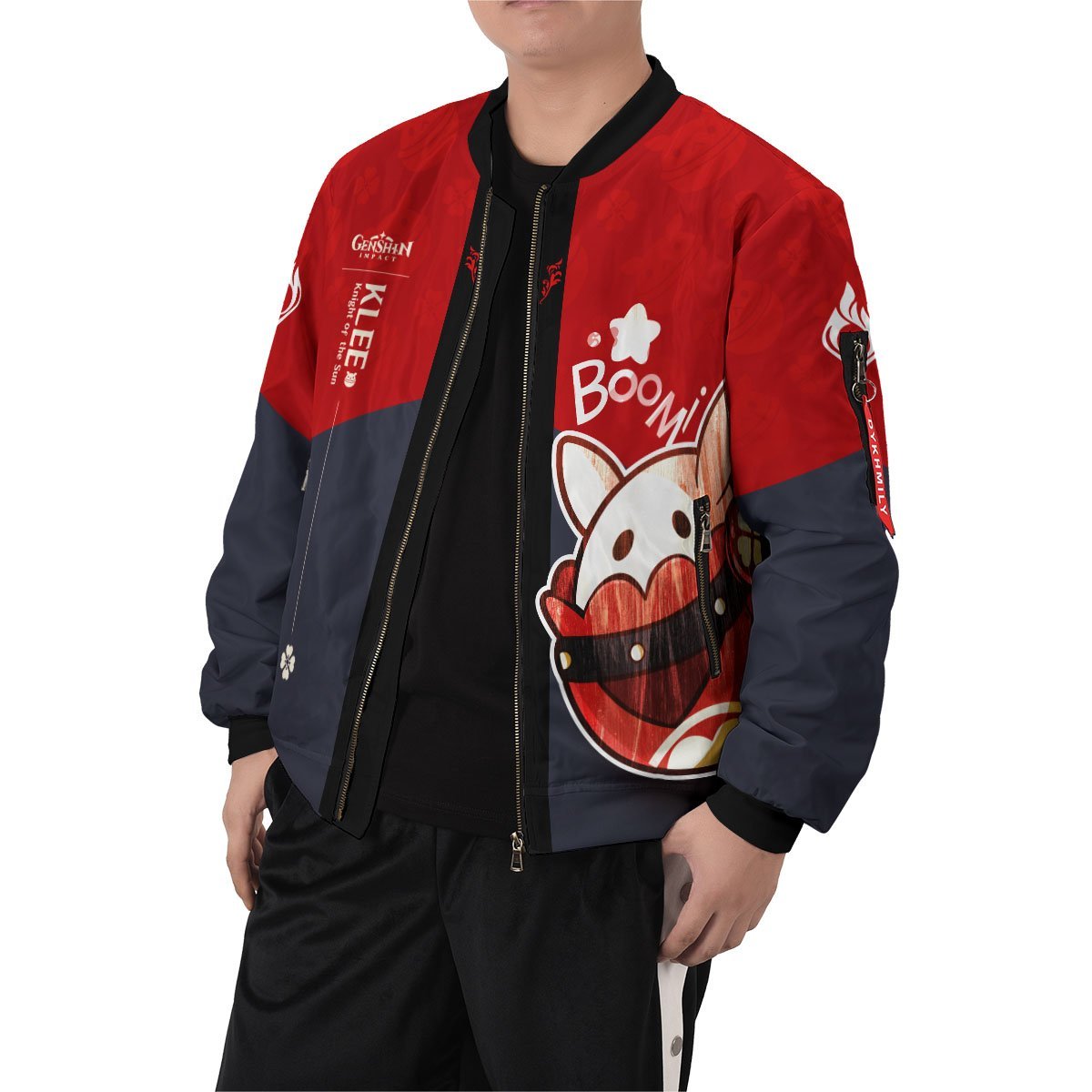 klee-knight-of-sun-bomber-jacket-416015 klee knight of sun bomber jacket 416015 - Gear Anime