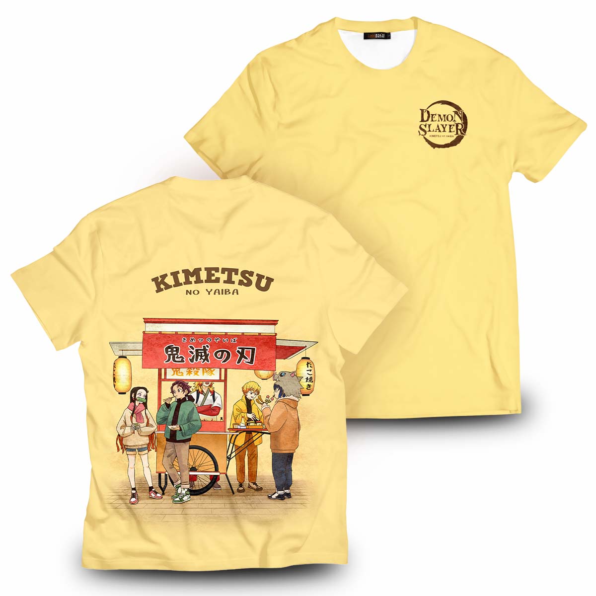 Demon Slayer T-Shirts - KNY Pastel Unisex T-Shirt FH0709 6 - Gear Anime kny pastel unisex t shirt 159442 - Gear Anime