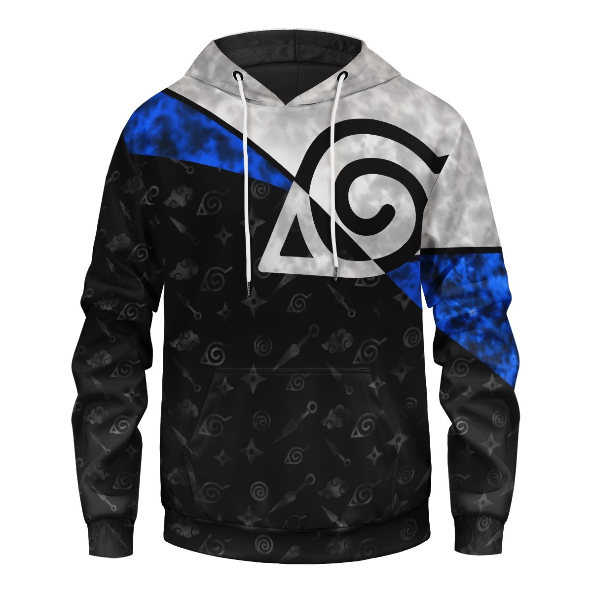konoha-shuriken-kunai-unisex-pullover-hoodie-372125 konoha shuriken kunai unisex pullover hoodie 372125 - Gear Anime