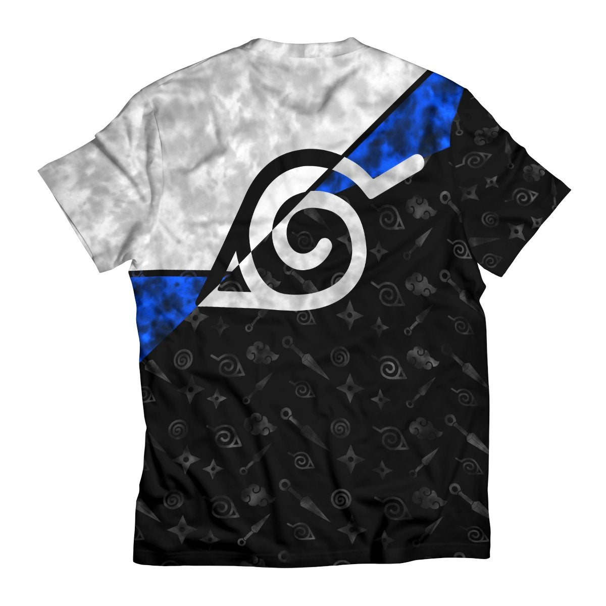 konoha-shuriken-kunai-unisex-t-shirt-112065 konoha shuriken kunai unisex t shirt 112065 - Gear Anime