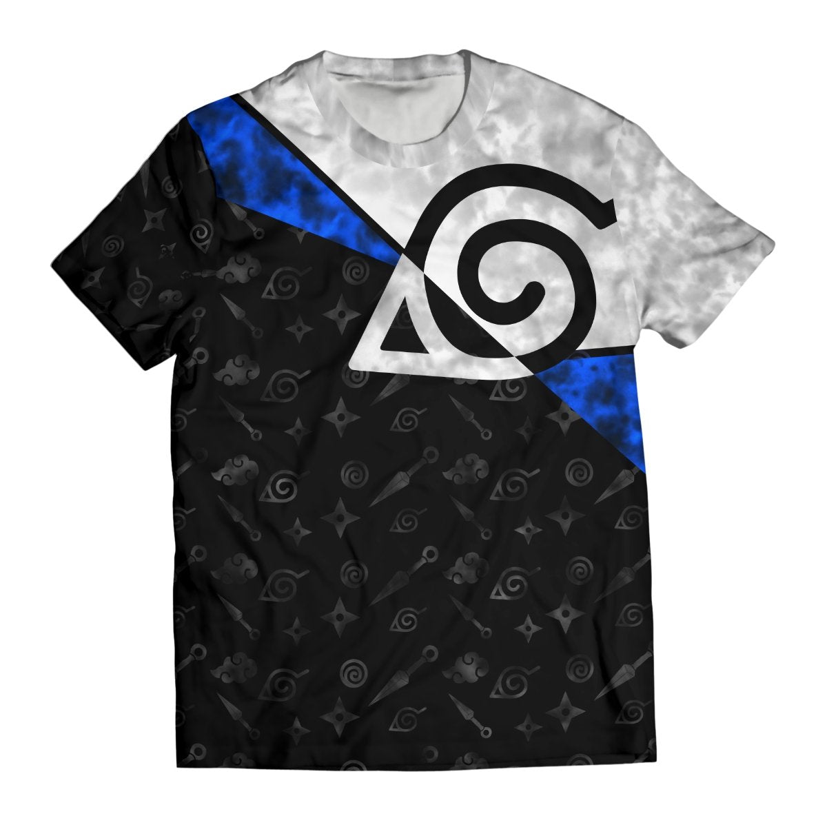 konoha-shuriken-kunai-unisex-t-shirt-562257 konoha shuriken kunai unisex t shirt 562257 - Gear Anime