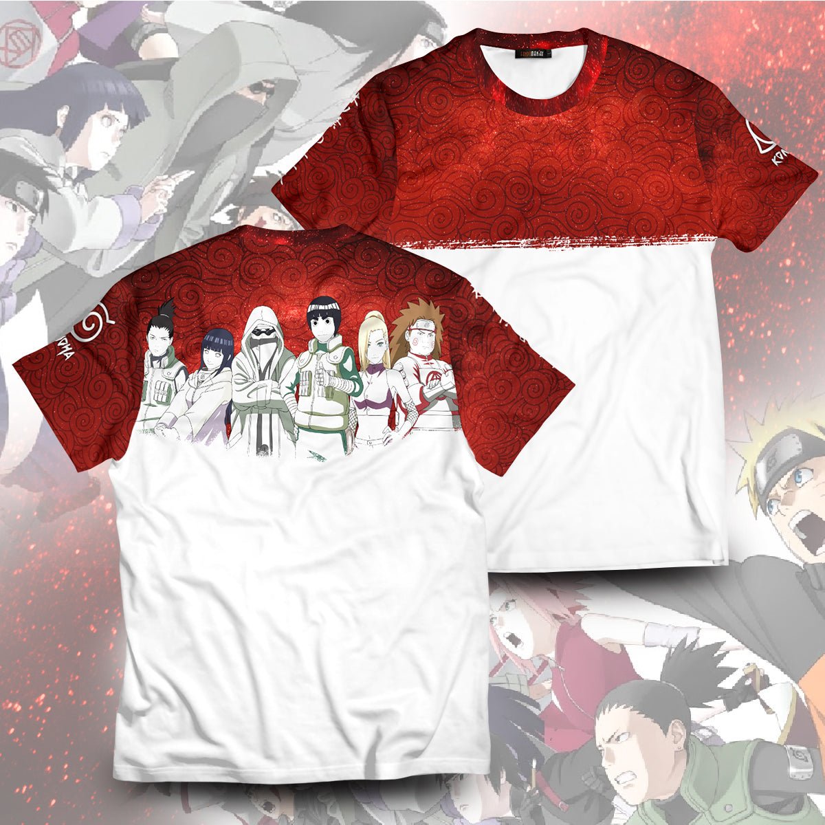 konoha-squad-unisex-t-shirt-460249 konoha squad unisex t shirt 460249 - Gear Anime