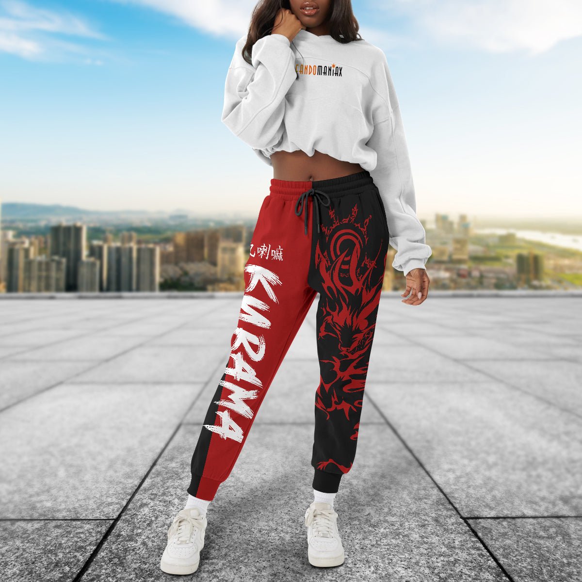 kurama-red-fashion-jogger-pants-185390 kurama red fashion jogger pants 185390 - Gear Anime