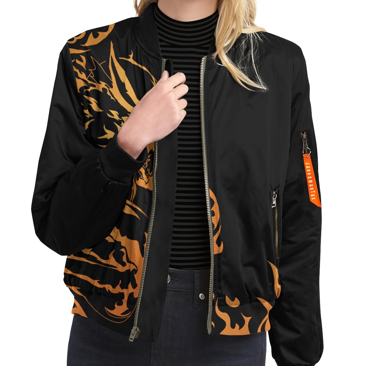 kurama-semblance-bomber-jacket-284534 kurama semblance bomber jacket 284534 - Gear Anime