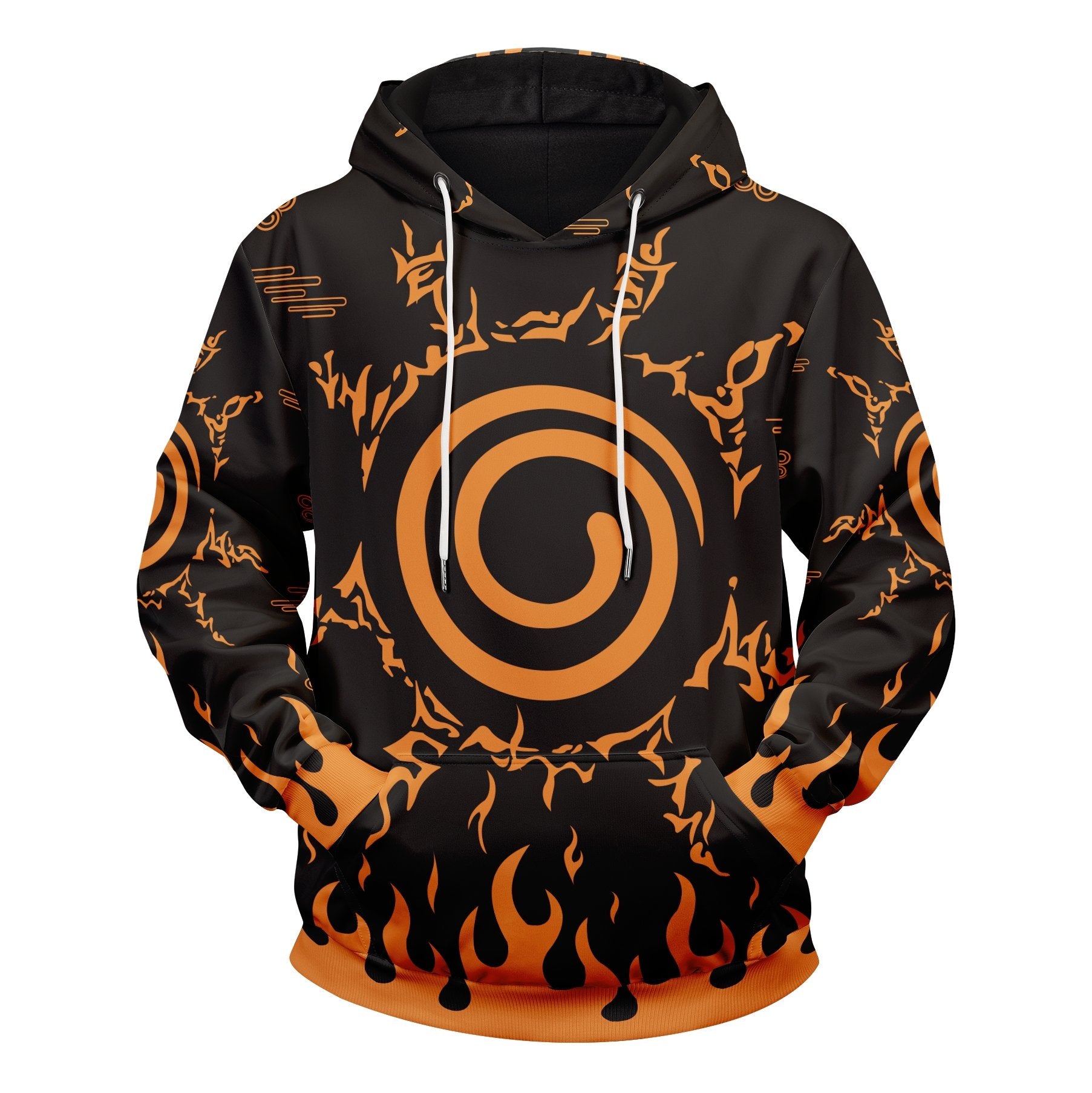 Naruto Hoodies - Kurama Unisex Pullover Hoodie FH0709 5 - Gear Anime kurama unisex pullover hoodie 609997 - Gear Anime