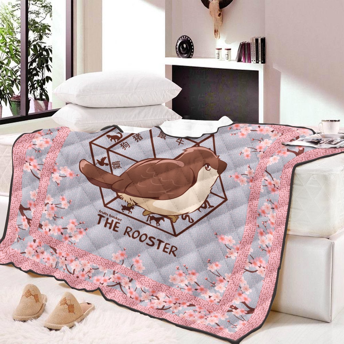 kureno-the-rooster-quilt-blanket-341286 kureno the rooster quilt blanket 341286 - Gear Anime