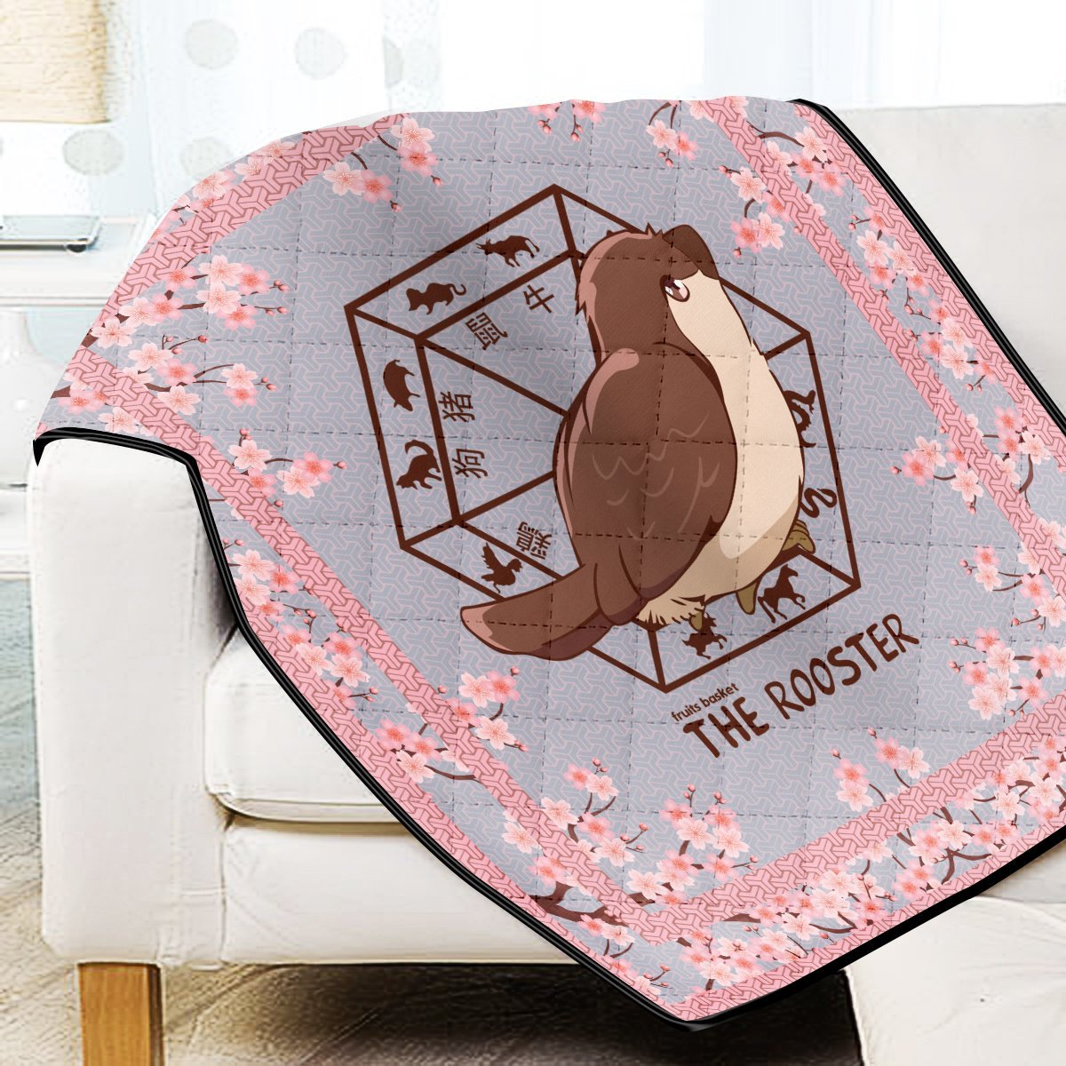 kureno-the-rooster-quilt-blanket-740715 kureno the rooster quilt blanket 740715 - Gear Anime