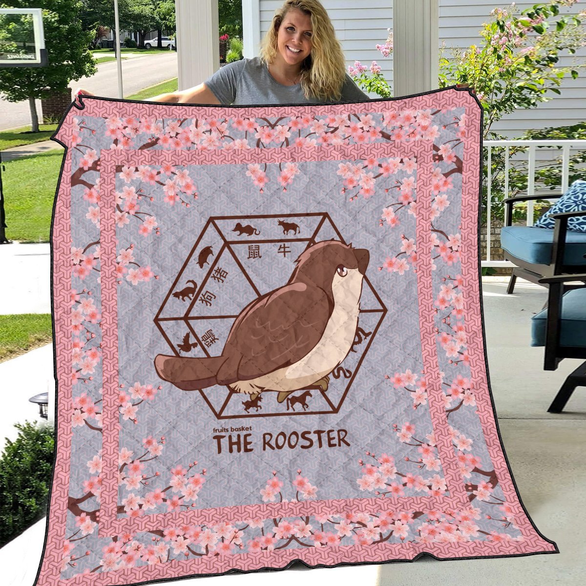 kureno-the-rooster-quilt-blanket-803568 kureno the rooster quilt blanket 803568 - Gear Anime