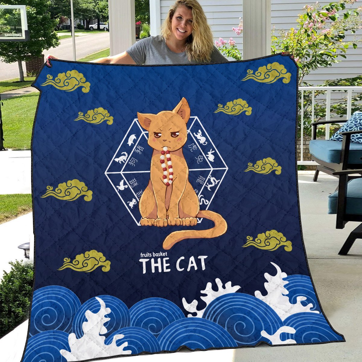 kyo-the-cat-quilt-blanket-775953 kyo the cat quilt blanket 775953 - Gear Anime