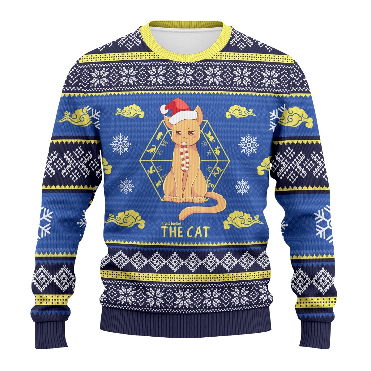 kyo-the-cat-unisex-wool-sweater-262618 kyo the cat unisex wool sweater 262618 - Gear Anime