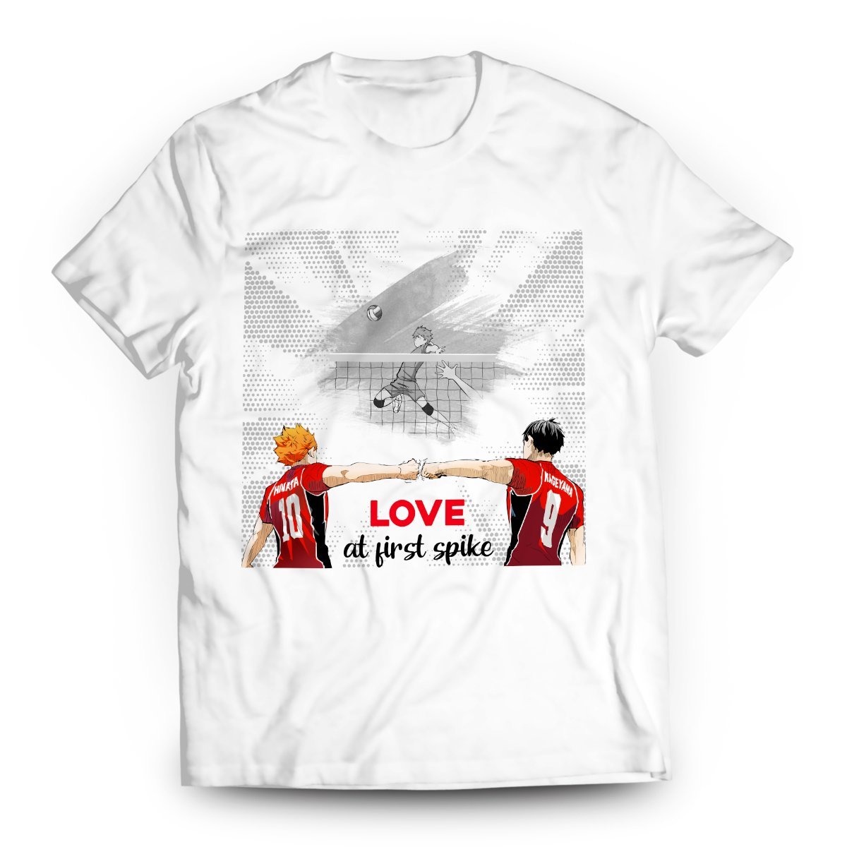 Haikyuu T-Shirts - Love at First Spike Unisex T-Shirt FH0709 3 - Gear Anime love at first spike unisex t shirt 883986 - Gear Anime