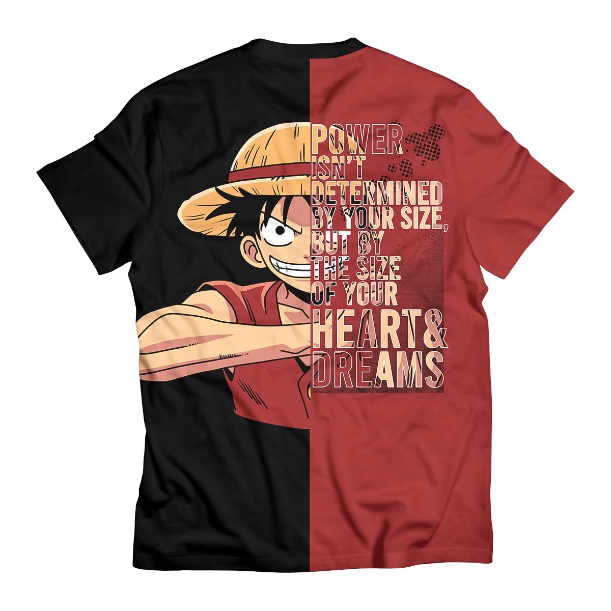 luffy-quote-unisex-t-shirt-646729 luffy quote unisex t shirt 646729 - Gear Anime