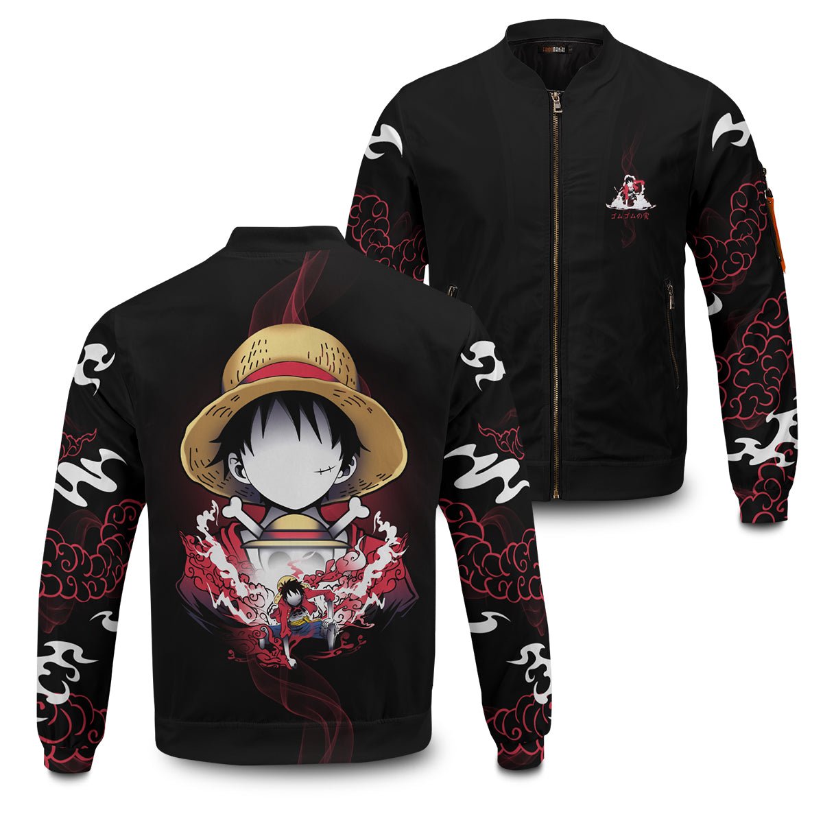 One Piece Jackets - Luffy Spirit V2 Bomber Jacket FH0709 13 - Gear Anime luffy spirit v2 bomber jacket 883710 - Gear Anime